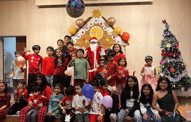 Owtofbox's special Christmas workshop at school, 2025